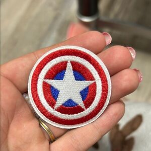 Marvel Red, White, and Blue Shield Patch